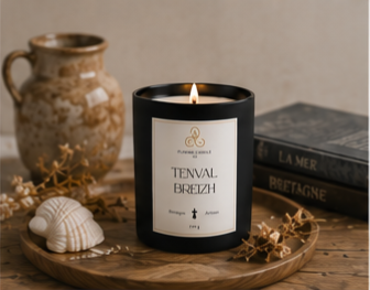 Tenval Breizh – Artisan Floral Coconut Soy Candle