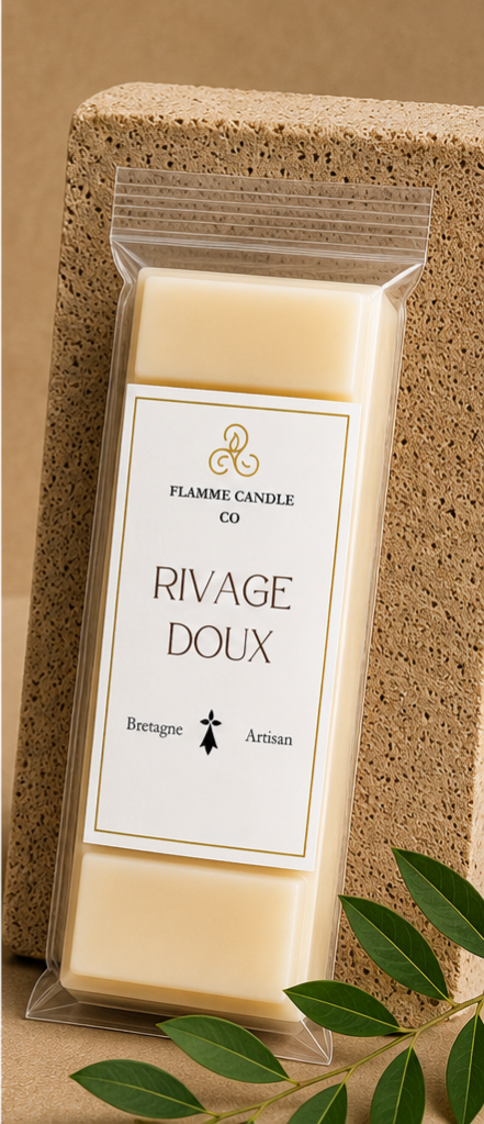 Rivage Doux – Artisan Gourmand Snap Bar Soy Wax Melt – artisan wax melt hand-poured Brittany France