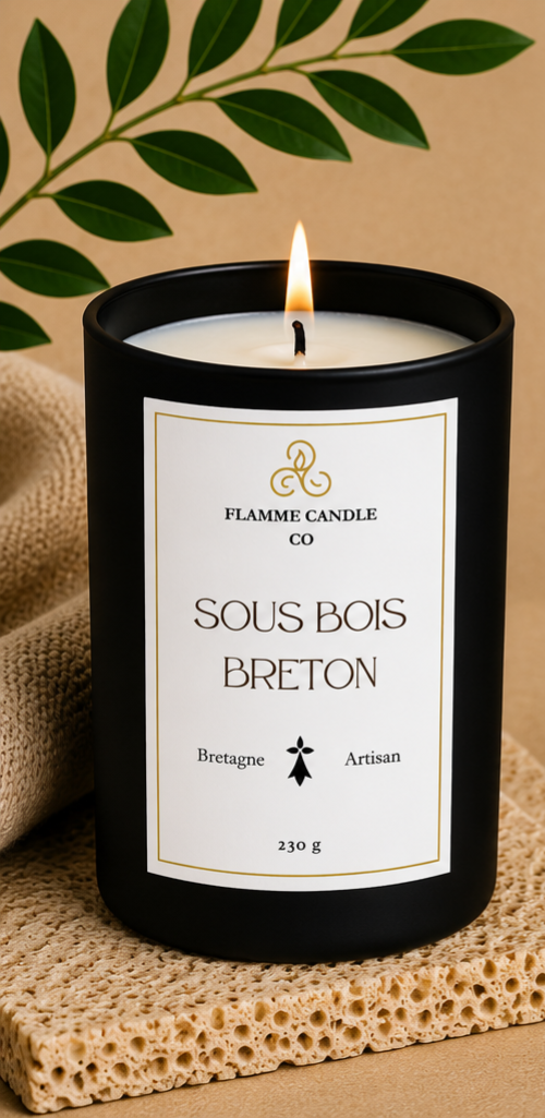 Sous Bois Breton – Artisan Woody Coconut Soy Candle