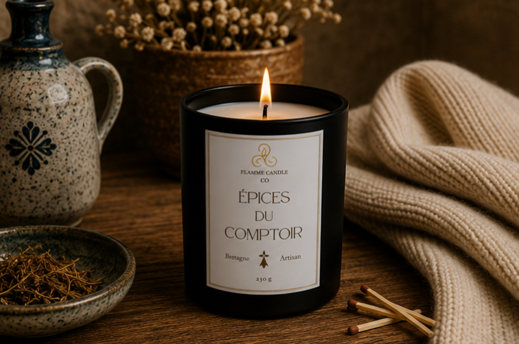 Épices de Comptoir – Artisan Woody Coconut Soy Candle