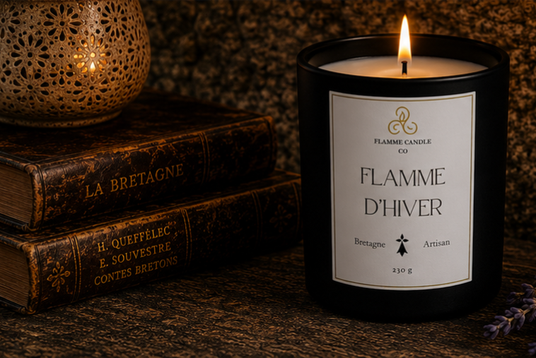 Flamme d'Hiver – Artisan Woody Coconut Soy Candle