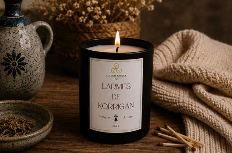 Larmes de Korrigan – Bougie Florale
