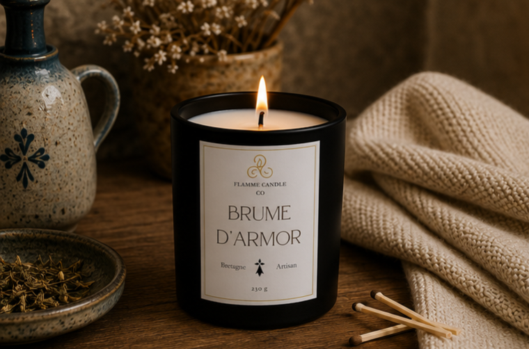 Brume d'Armor – Artisan Coastal Coconut Soy Candle