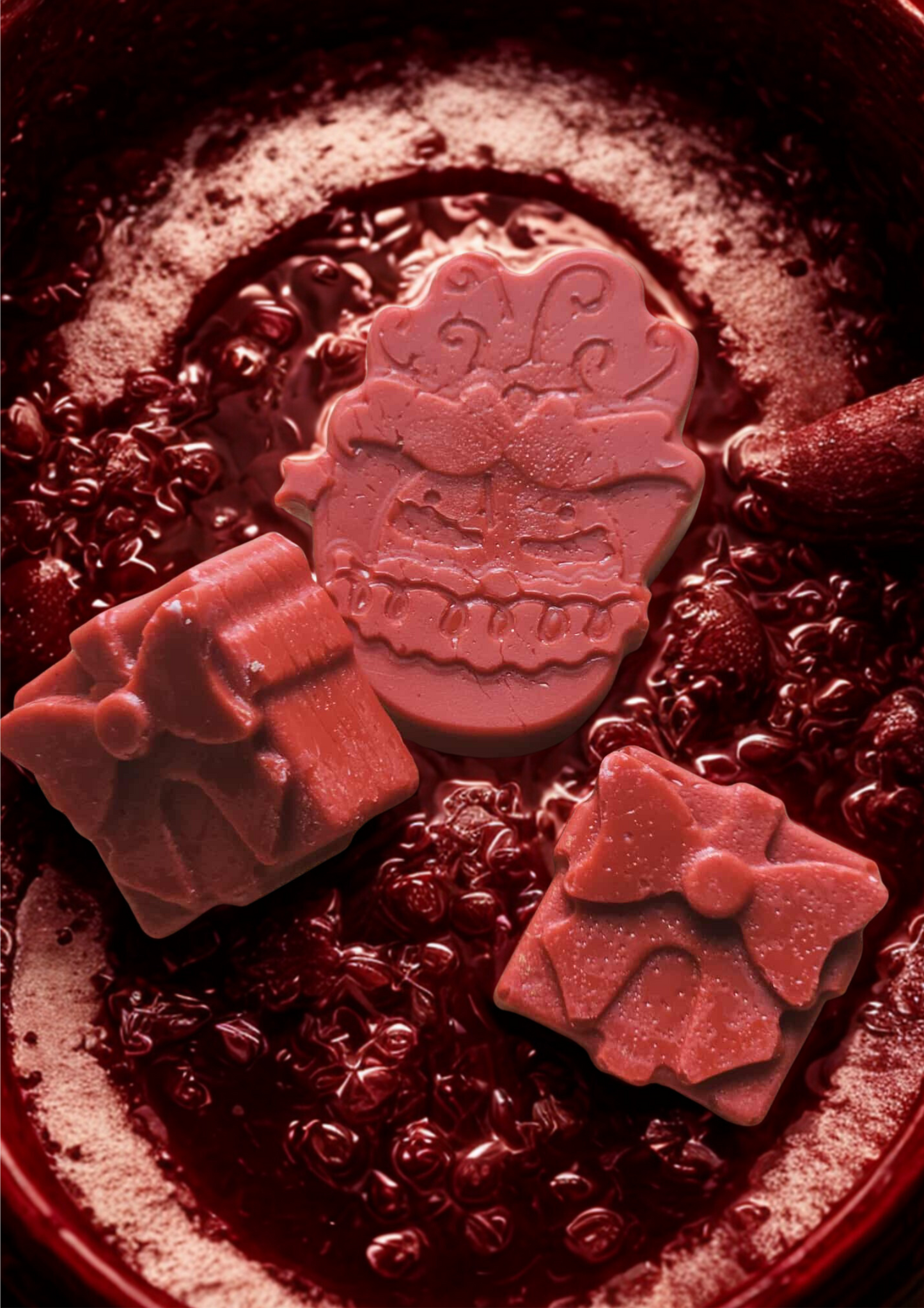 Spiced Cauldron / Chaudron Epicé– Mini Wax Melts — holiday candle; holiday candle, christmas scent, candy cane, pine, bougie de Noël, parfum hivernal