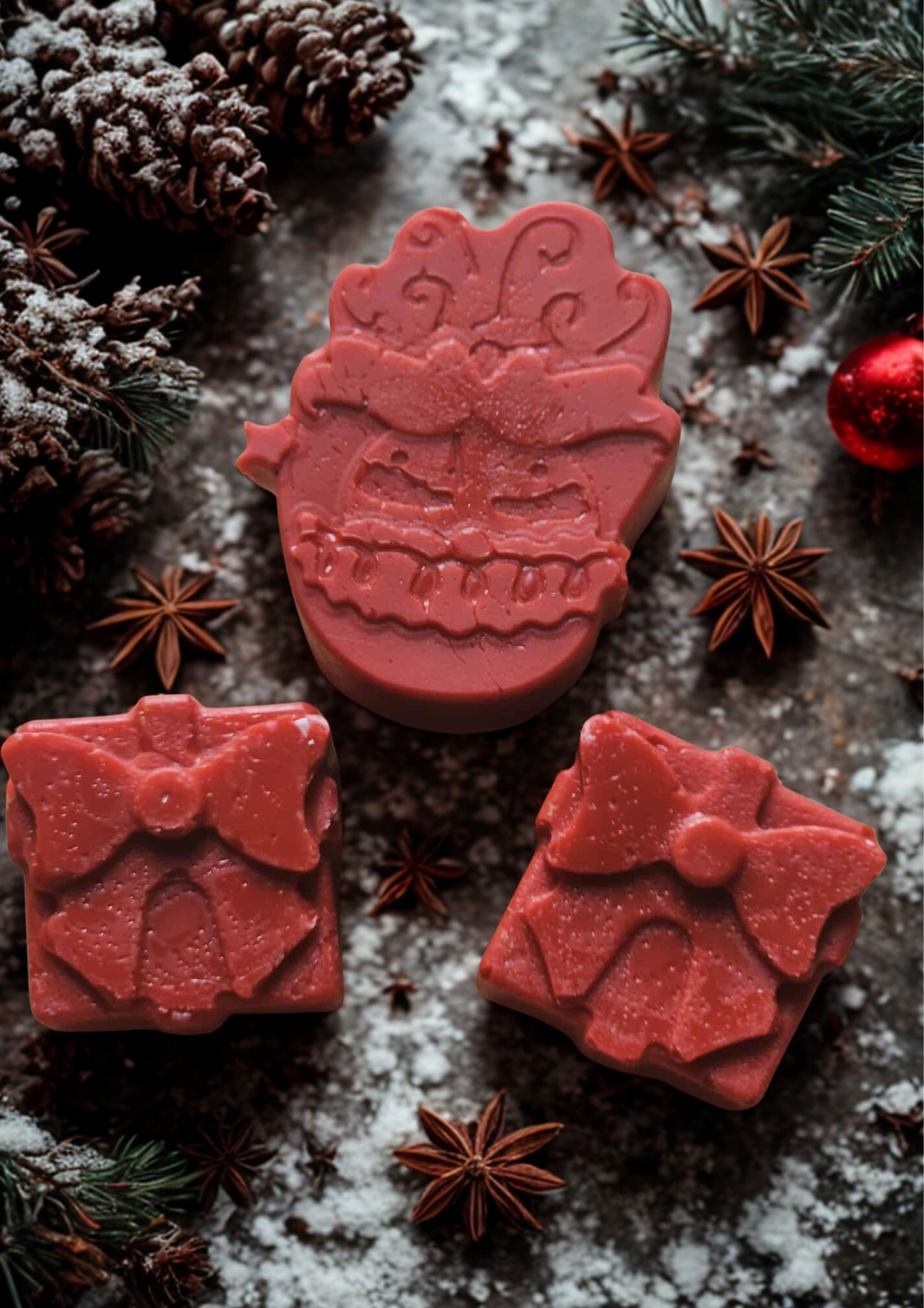 Festive Warmth/Chaleur Festive - Mini Wax Melts — general candle; home fragrance, clean candle, minimal décor, bougie artisanale