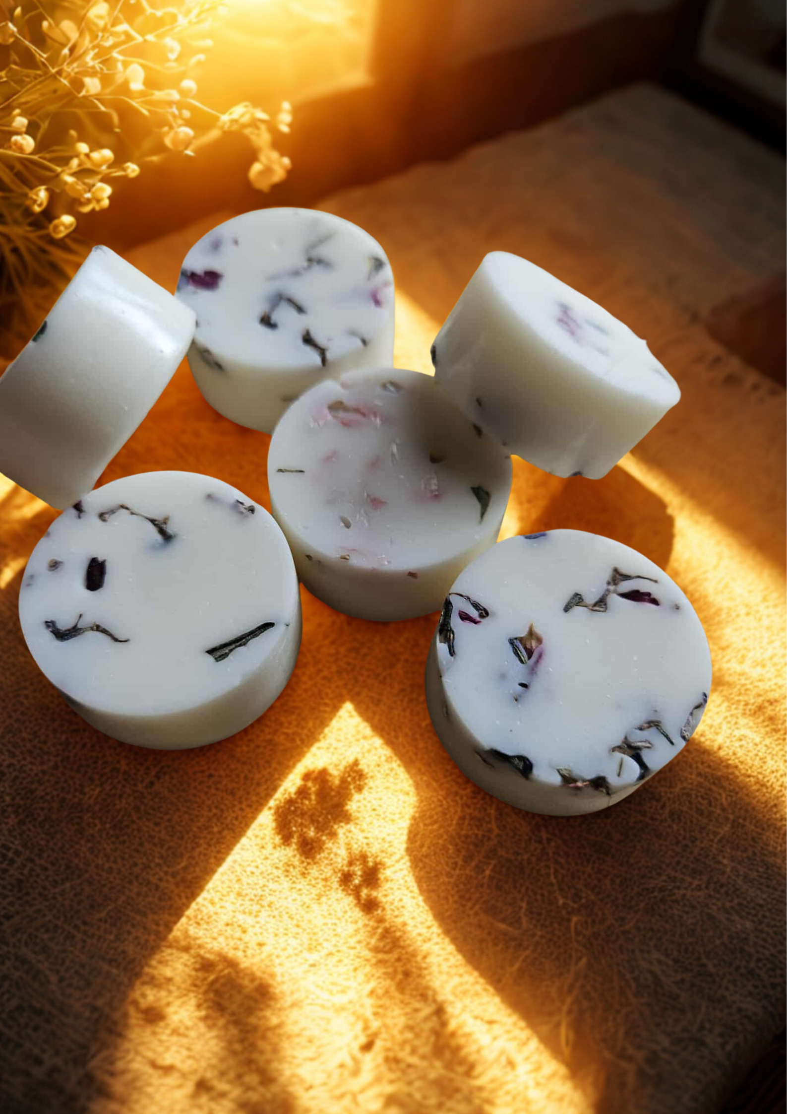 Golden Hour / Heure Dorée – Single Round Wax Melt Flamme