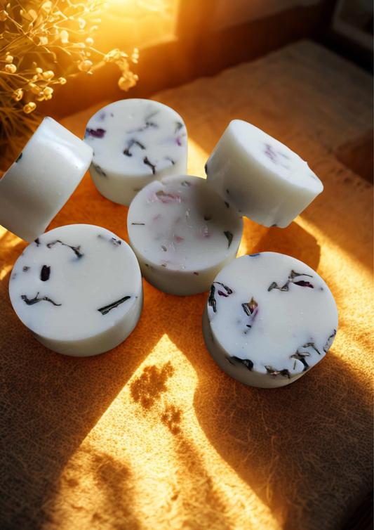 Golden Hour / Heure Dorée – Single Round Wax Melt Flamme