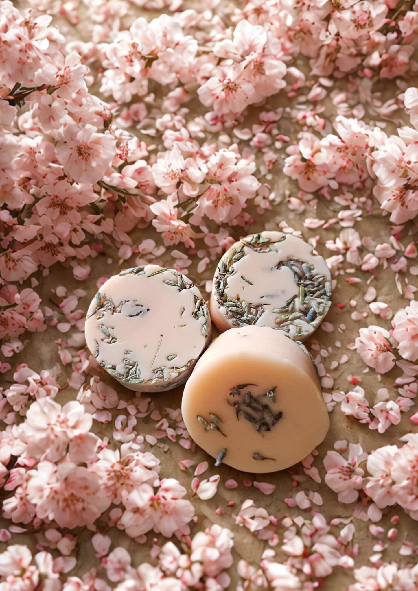 Petal Current / Courant de Pétales – Single Round Wax Melt Flamme