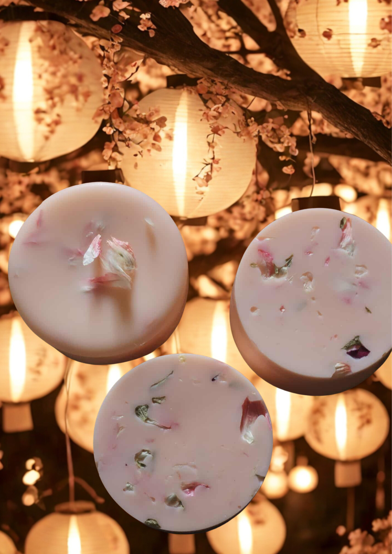 Enchanted Lantern / Lanterne Enchantée – Single Round Wax Melt Flamme