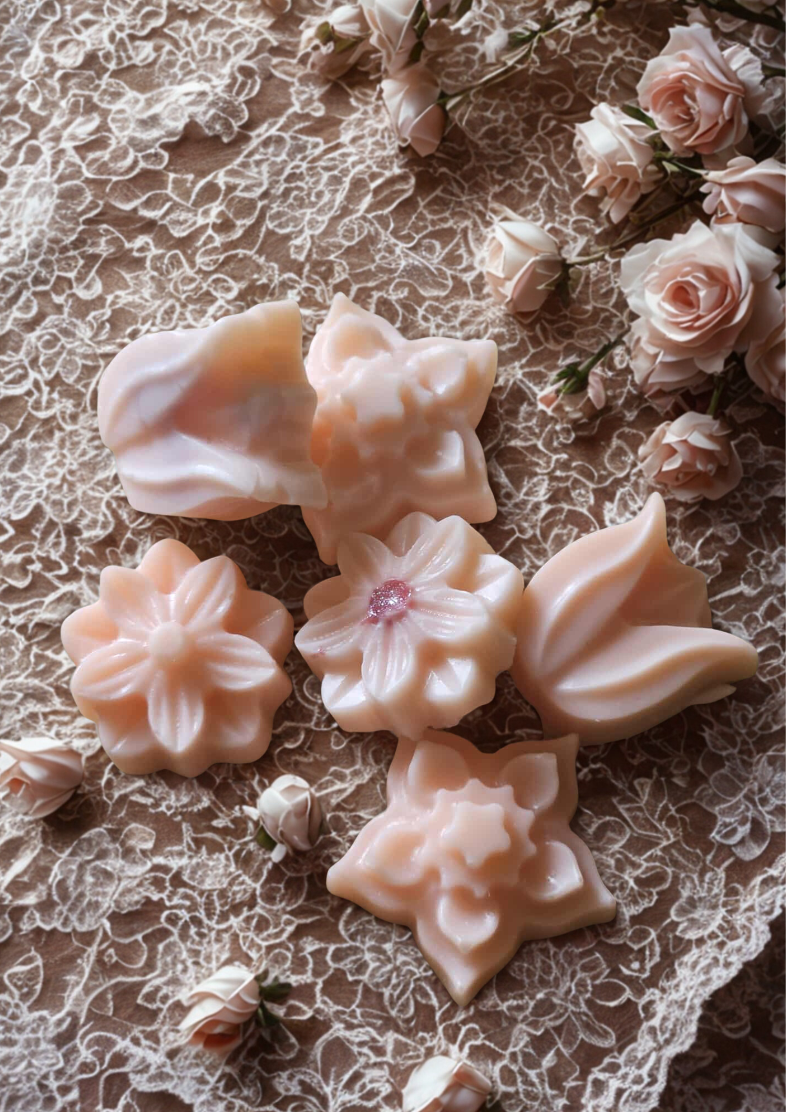 Lace Headdress / Coiffe en Dentelle – Mini Wax Melts Flamme
