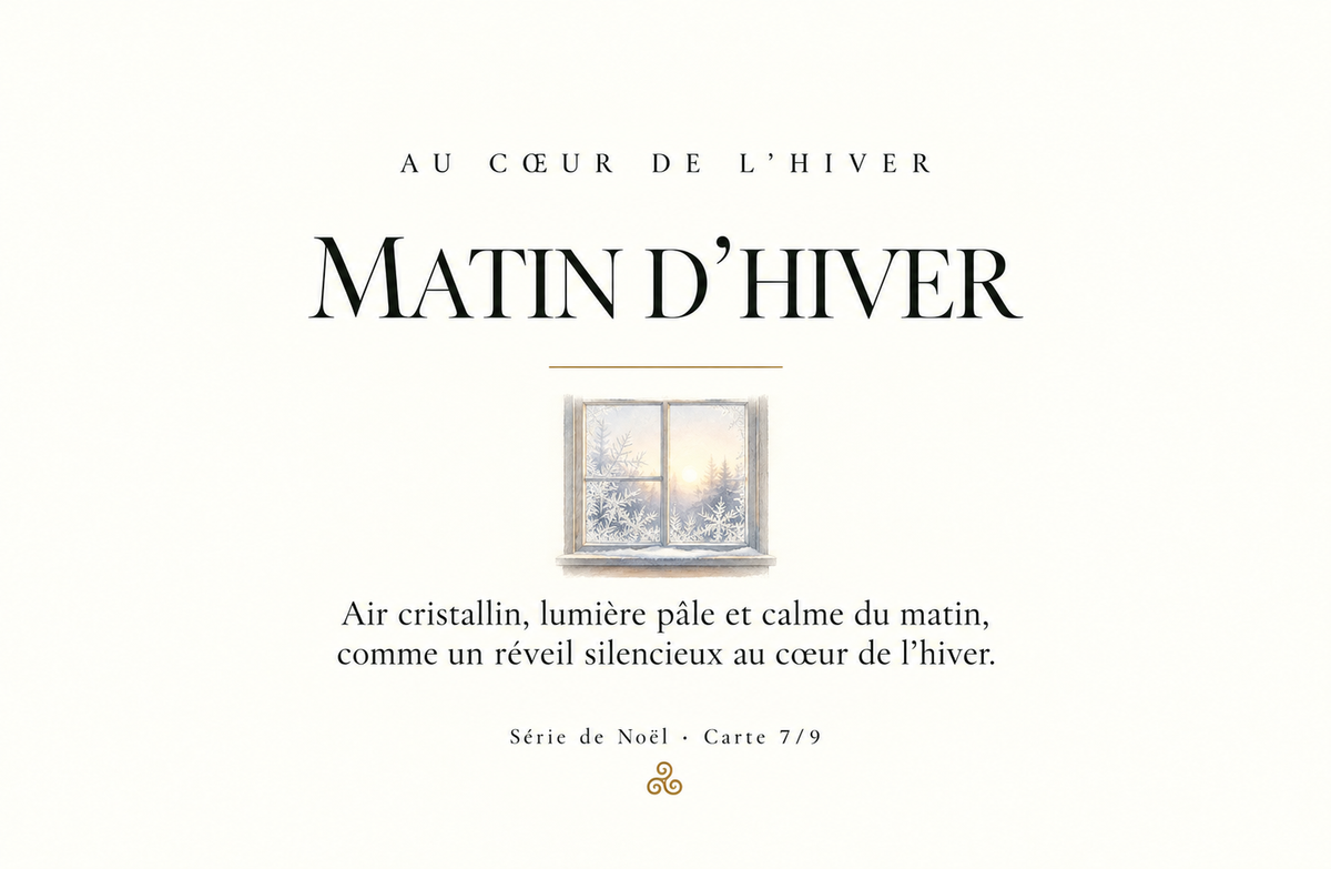 Matin d'Hiver - Bougie coco-soja et fondants de soja parfumés | Fabriqués en Bretagne