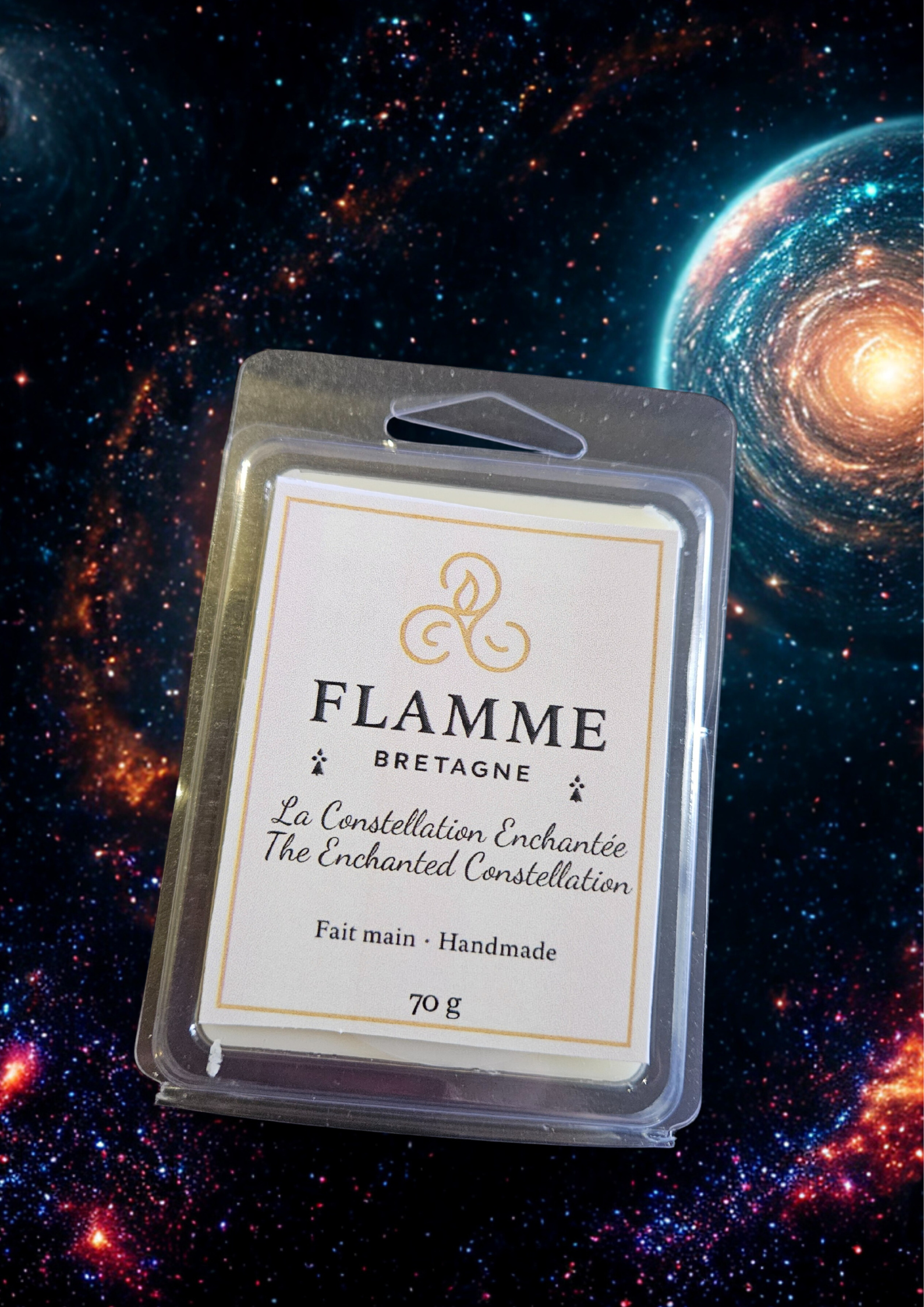 Enchanted Constellation / Constellation Enchantée – Clamshell Wax Melt — general candle; home fragrance, clean candle, minimal décor, bougie artisanale