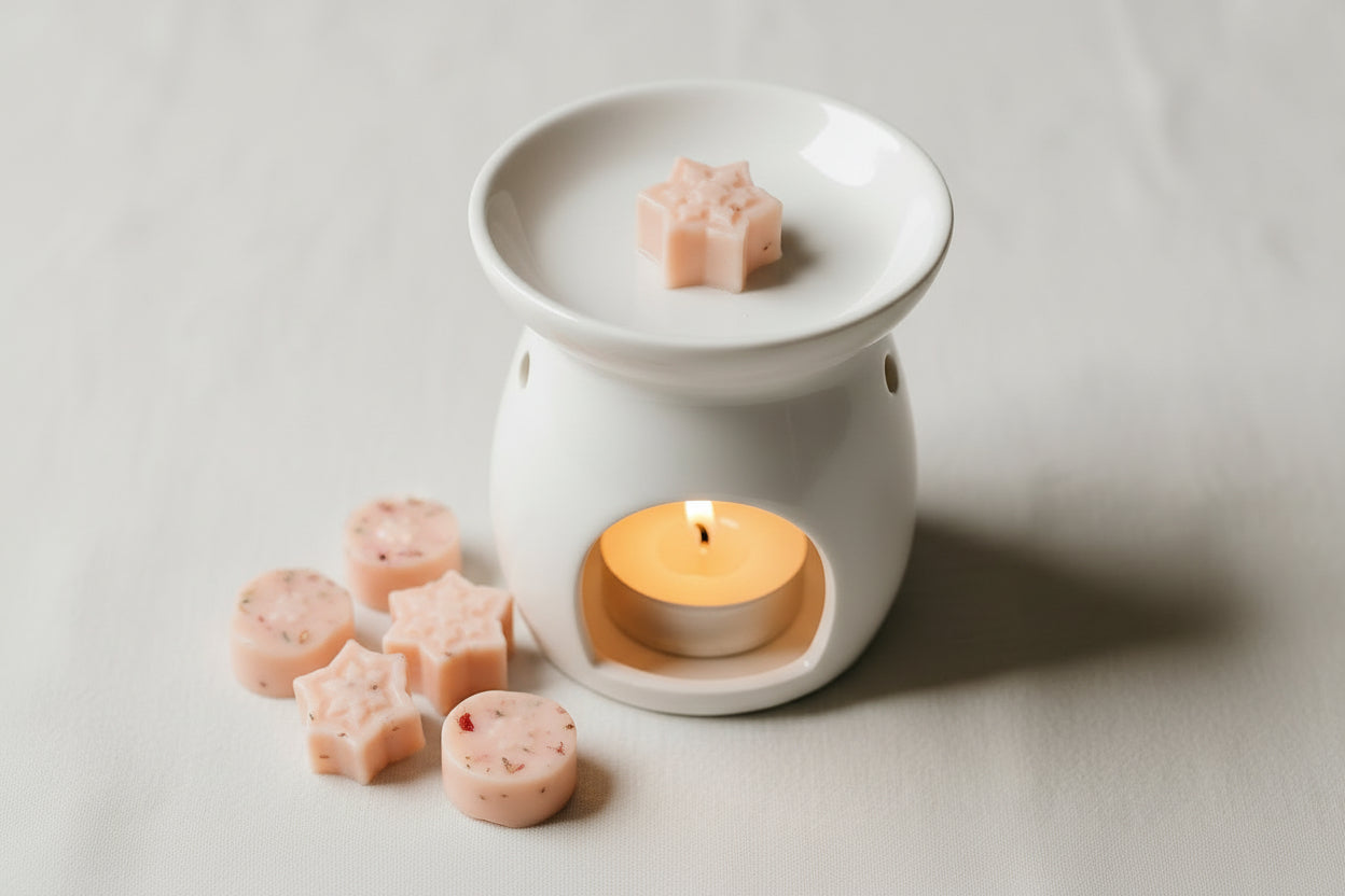 Mini Wax Melts: Cherry Blossom Floral - Coconut Soy Blend Flamme Candle Co