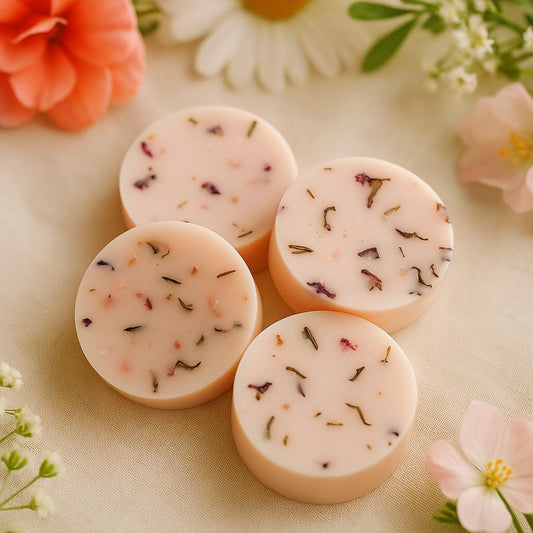 Cherry Blossom Wax Melt, Coconut Soy (Hand-Poured, 20g Floral Scent) Flamme Candle Co