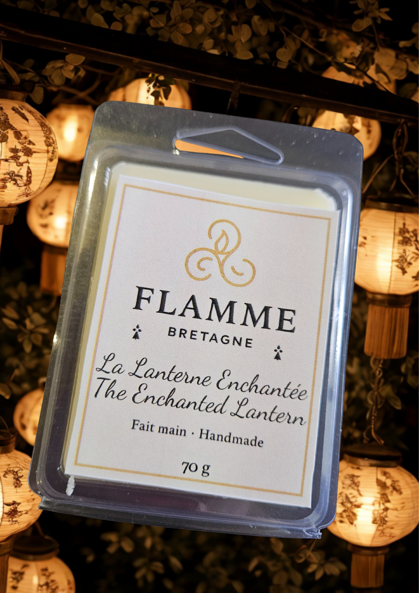 Enchanted Lantern / Lanterne Enchantée – Clamshell Wax Melt — general candle; home fragrance, clean candle, minimal décor, bougie artisanale
