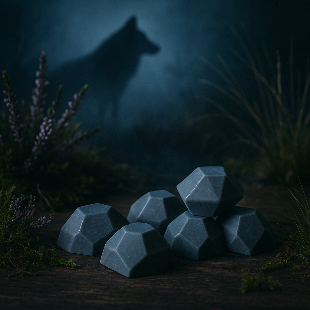 Moorland Wolf / Loup des Landes – Mini Wax Melts Flamme