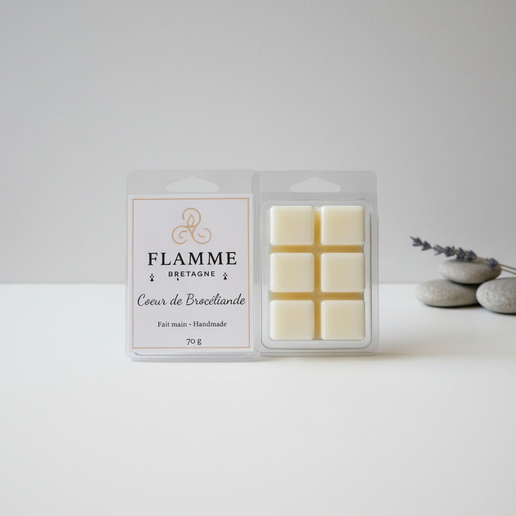 Cœur de Brocéliande - Earthy Wax Melt Clamshell 70g Flamme