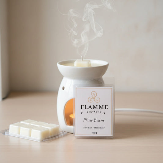 Phare Breton - Coastal Wax Melt Clamshell 70g Flamme candle co