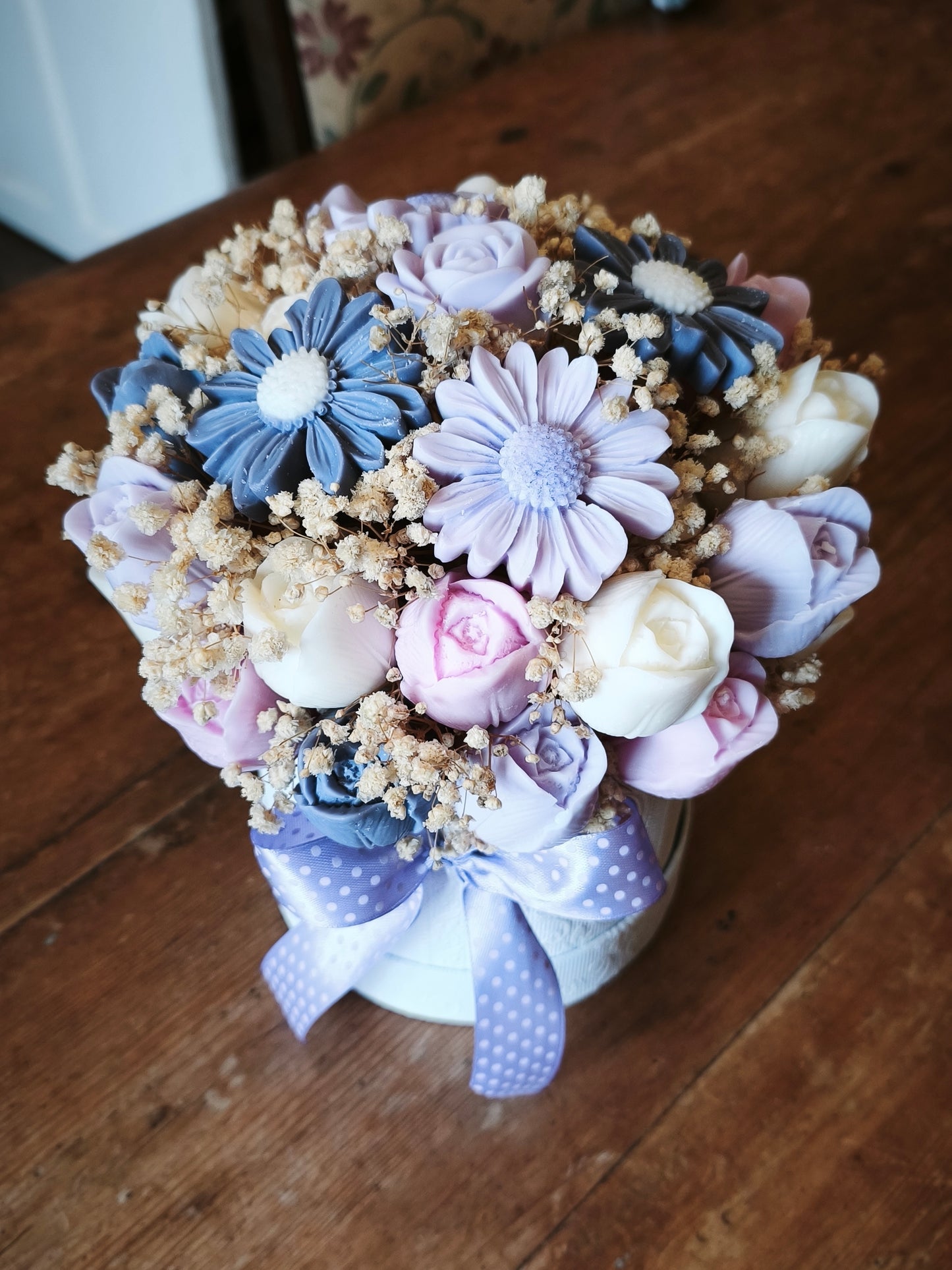Bouquet de fleurs – Bougie florale
