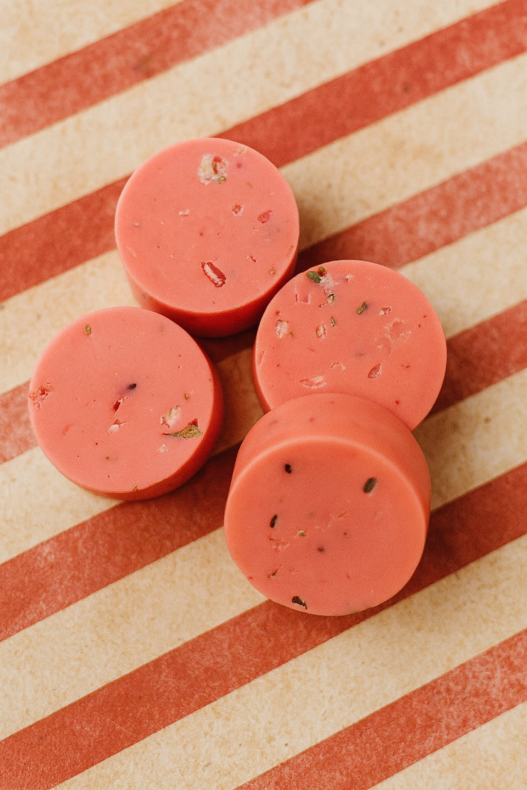 Candy Cane / Canne en Sucre – Single Round Wax Melt Flamme