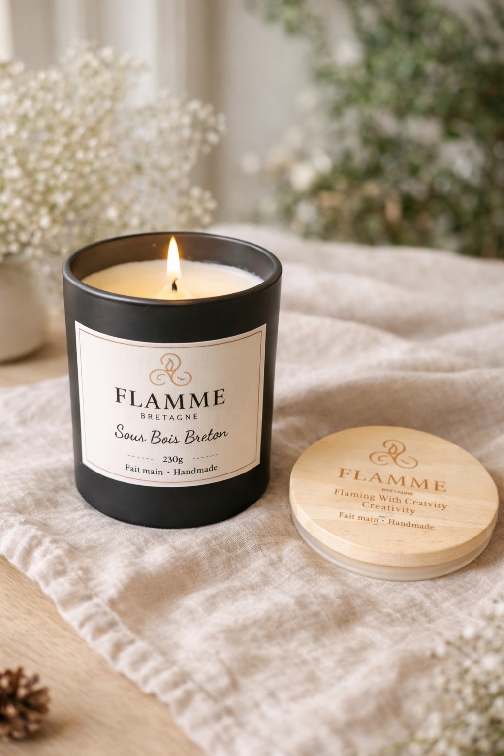 Sous Bois Breton - Fruity Candle 230g Flamme Candle Co