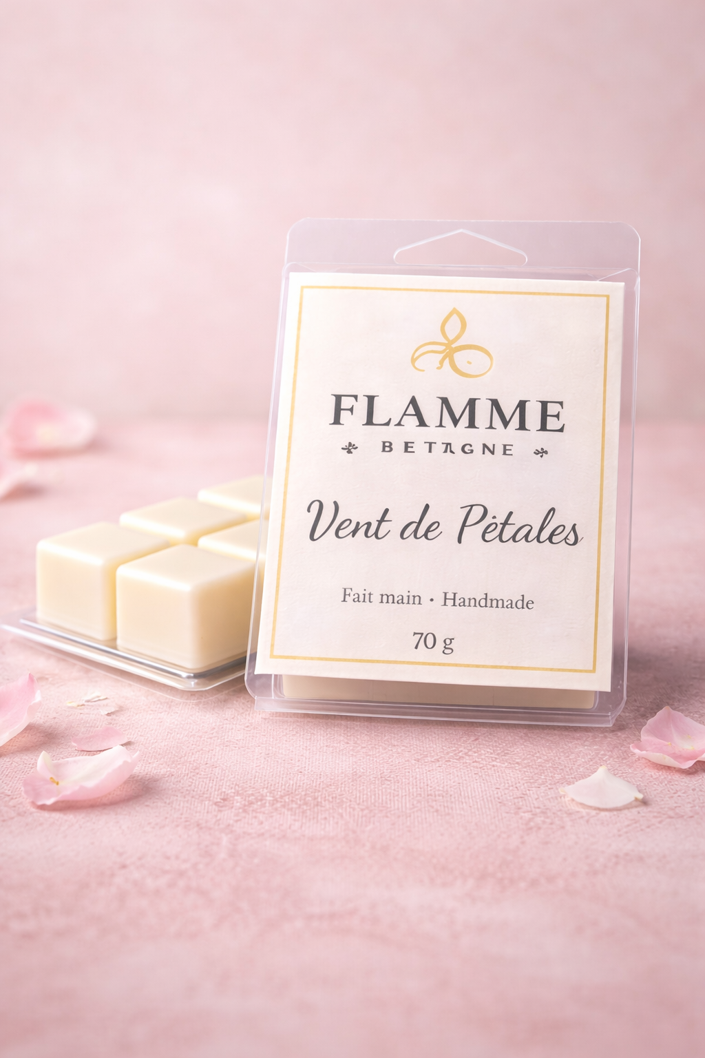Vent de Pétales - Fruity Wax Melt Clamshell 70g Flamme Candle Co