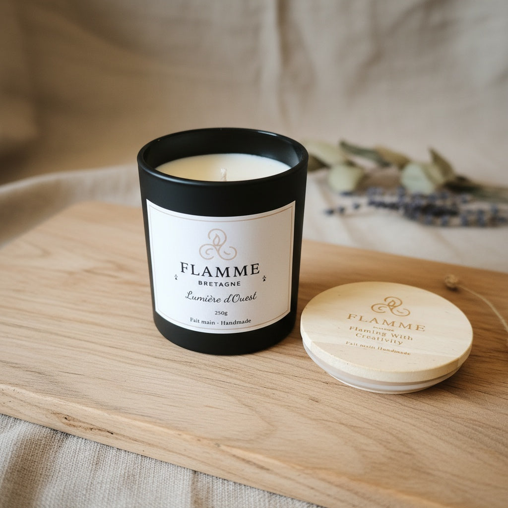 Lumière d'Ouest - Floral Candle 230g Flamme candle co