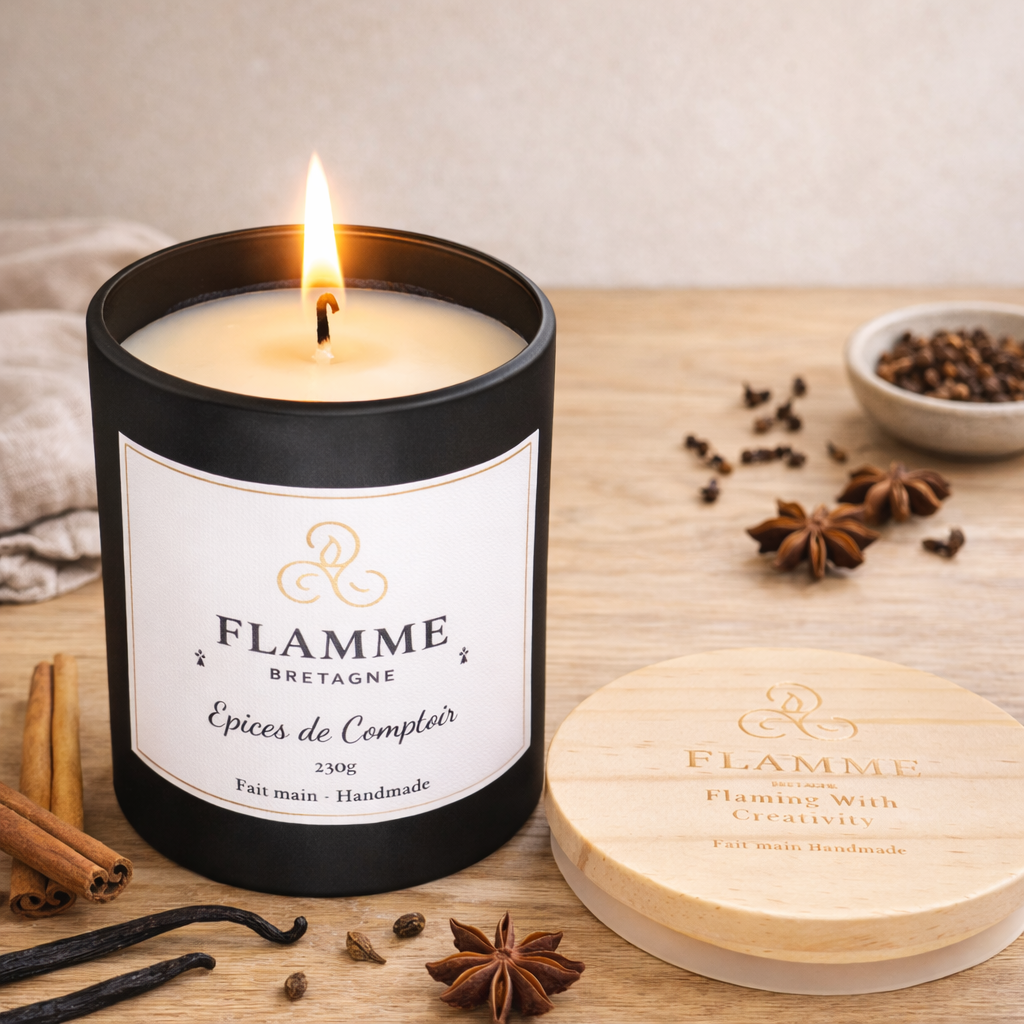 Épices de Comptoir – Woody Candle Flamme candle co