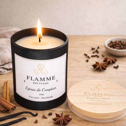 Épices de Comptoir – Woody Candle Flamme candle co