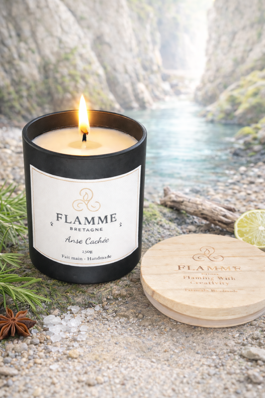 Anse Cachée – Fruity Candle Flamme Candle Co