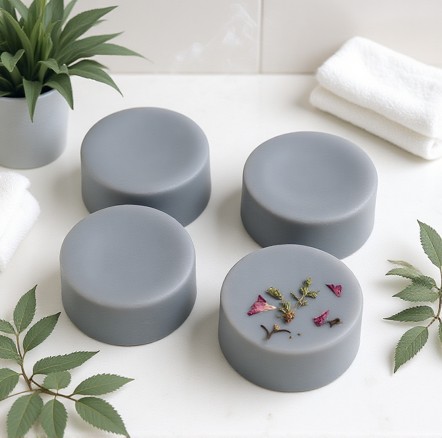 Evening Hearth Wax Melt – Artisan Round Wax Tart with Sandalwood Saffron Musk Blend Flamme