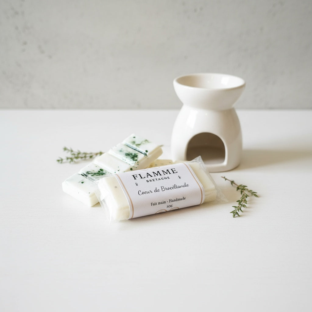 Cœur de Brocéliande - Earthy Wax Melt Snap Bar 50g Flamme