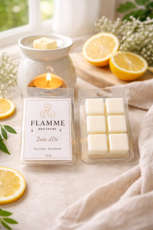 Zeste d'Été - Fruity Wax Melt Clamshell 70g Flamme