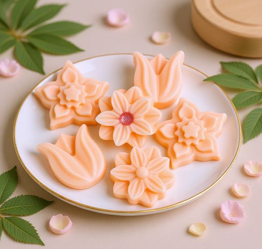 Mini Wax Melts – Artisan Floral Citrus Wax Tarts | Long Lasting Scent Cubes Flamme