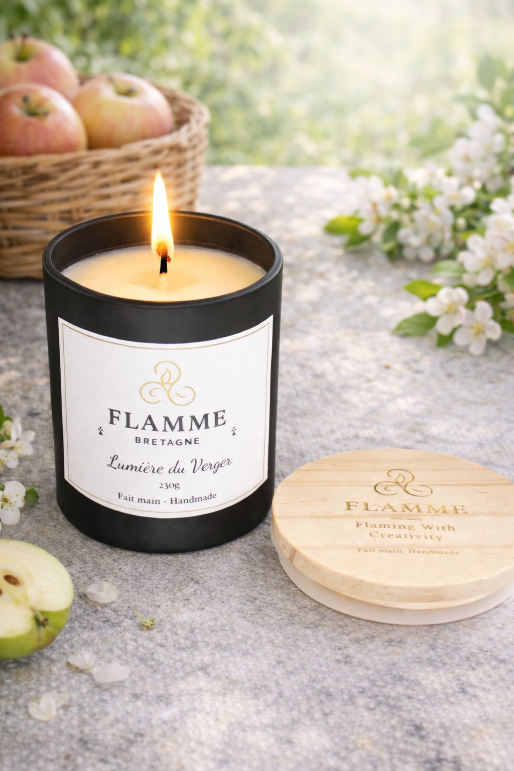 Lumière du Verger – Floral Candle Flamme candle co