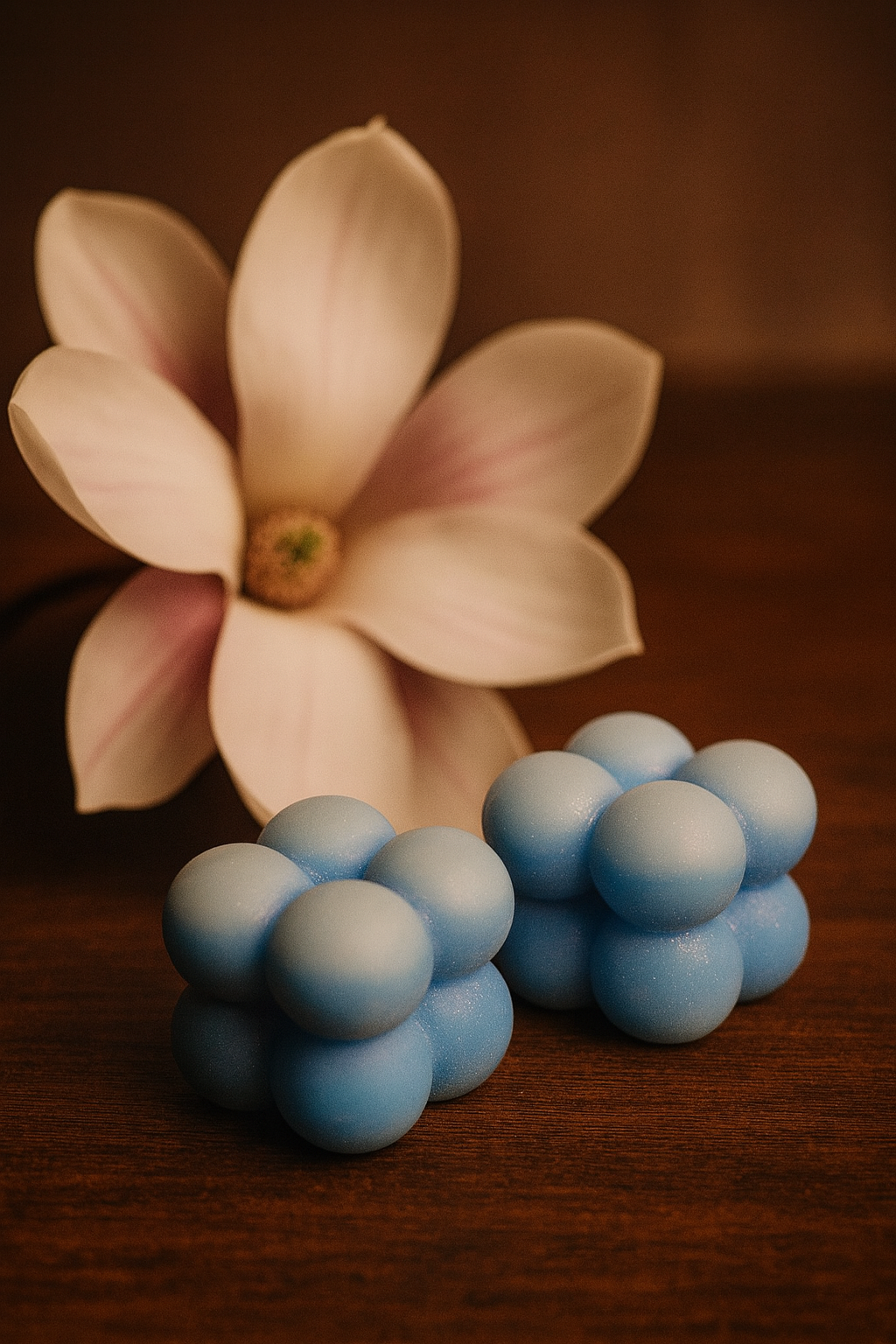 Enchanted Lantern Bubble square wax melts Flamme candle co