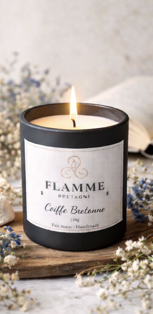 Coiffe Bretonne - Floral Candle 230g Flamme Candle Co