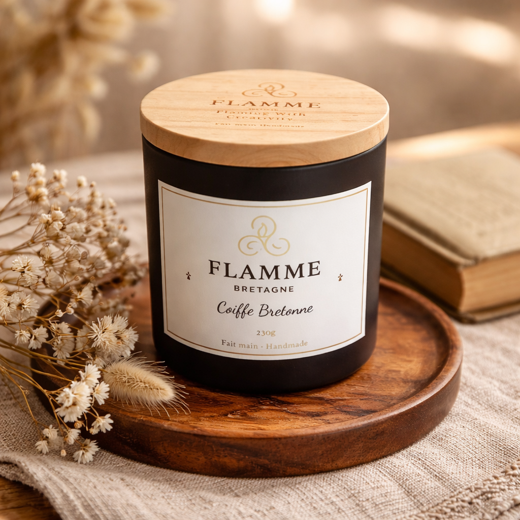 Coastal Breeze Candle | Coiffe Bretonne 230g Hand-Poured Floral Soy Wax Flamme Candle Co