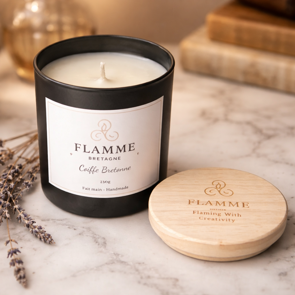 Coastal Breeze Candle | Coiffe Bretonne 230g Hand-Poured Floral Soy Wax Flamme Candle Co