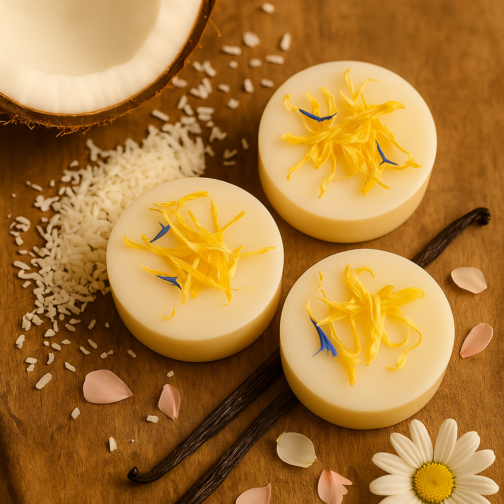 Coconut Praline / Coco Praliné – Single Round Wax Melt Flamme