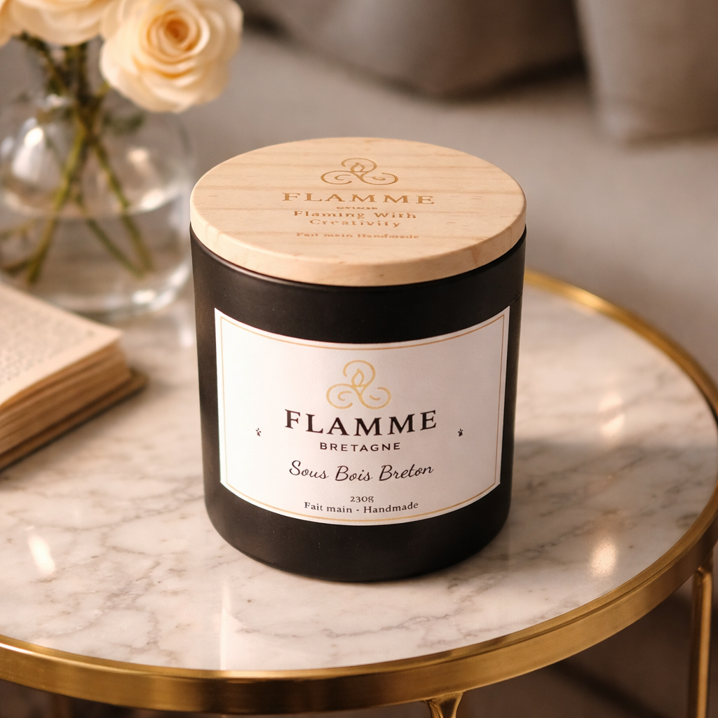 Wild Trail Soy Candle – Sous Bois Breton 230g | Forest Berry, Blackcurrant & Moss Scent Flamme Candle Co