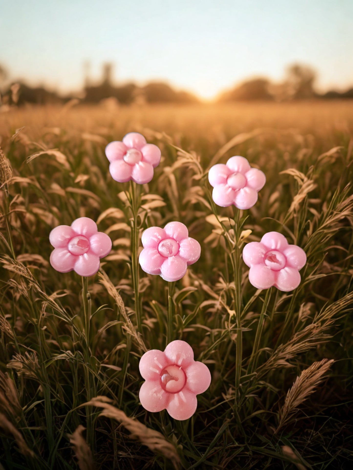 Daisy mini melts using soy wax.choice of colour and scents — general candle; home fragrance, clean candle, minimal décor, bougie artisanale