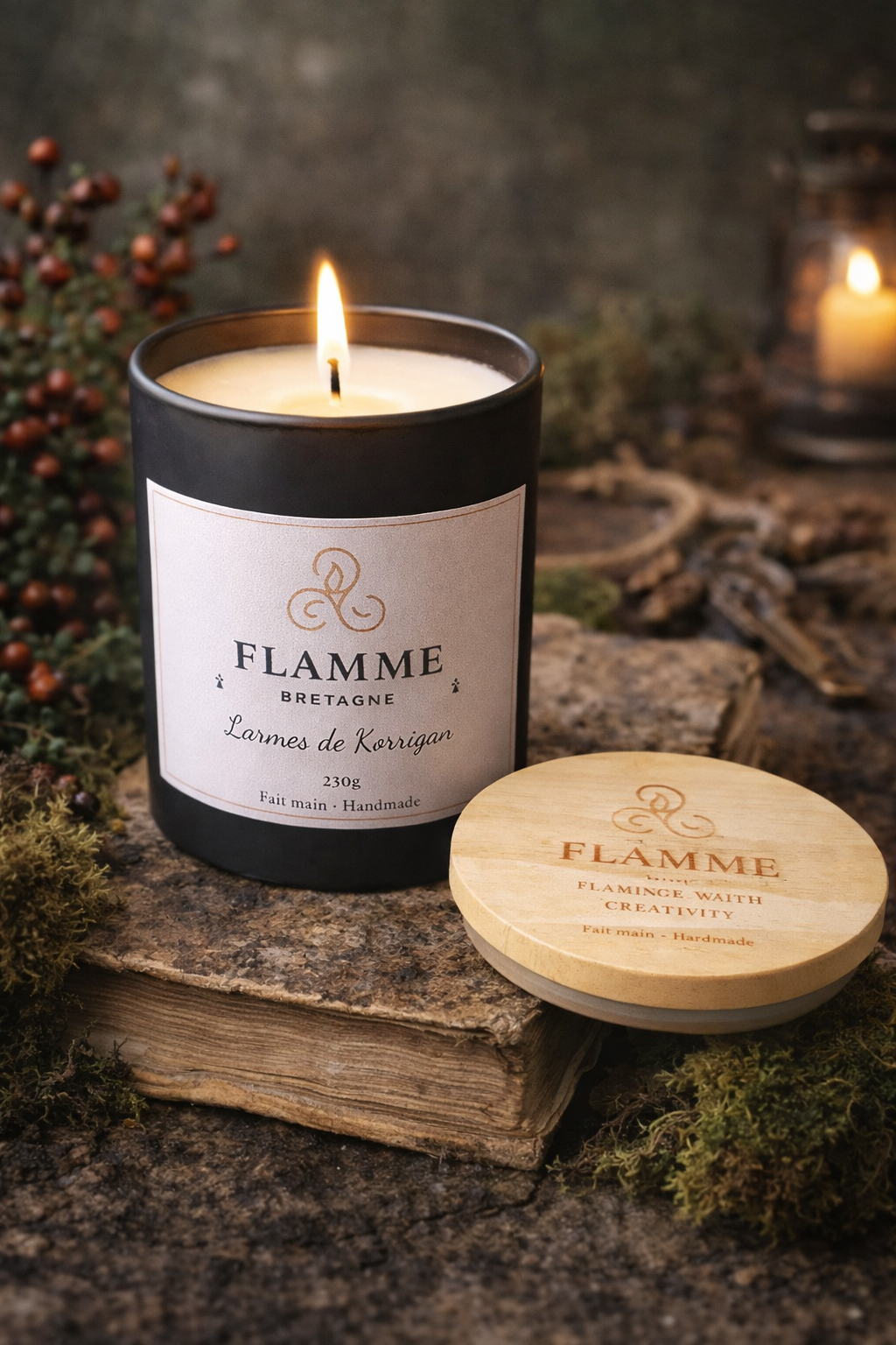Larmes de Korrigan - Floral Candle 230g Flamme Candle Co