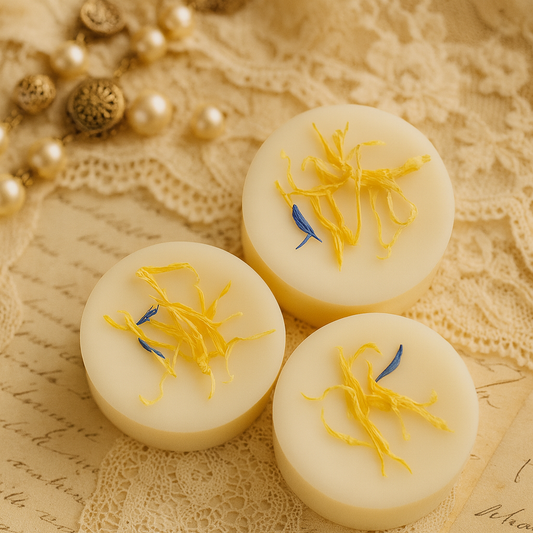 Lace Headdress / Coiffe en Dentelle – Single Round Wax Melt Flamme