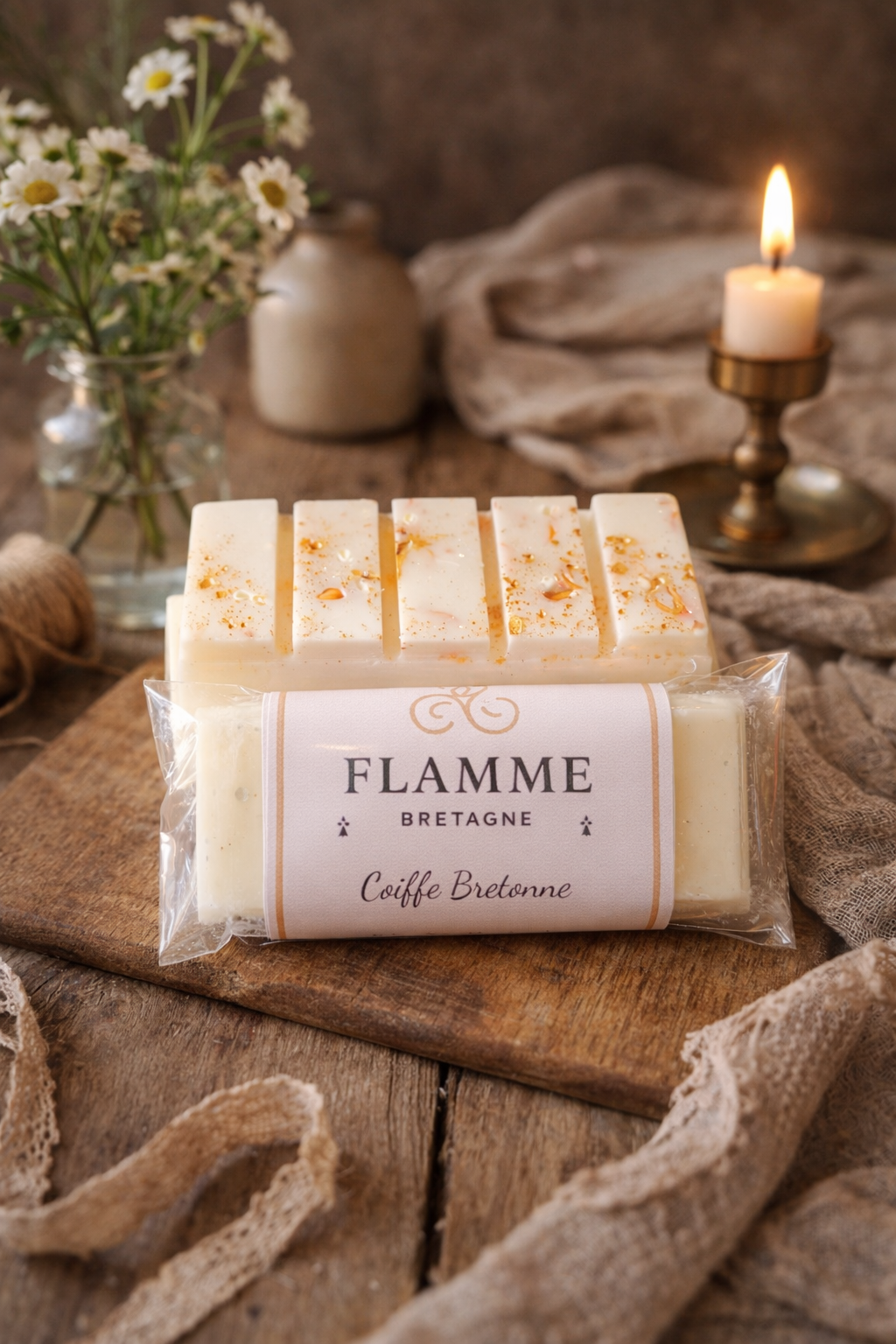 Coiffe Bretonne - Floral Wax Melt Snap Bar 50g Flamme