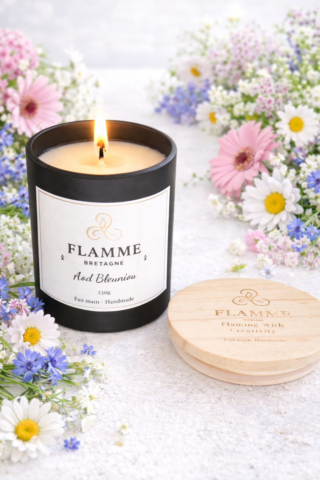 Aod Bleuniou – Coastal Candle Flamme Candle Co