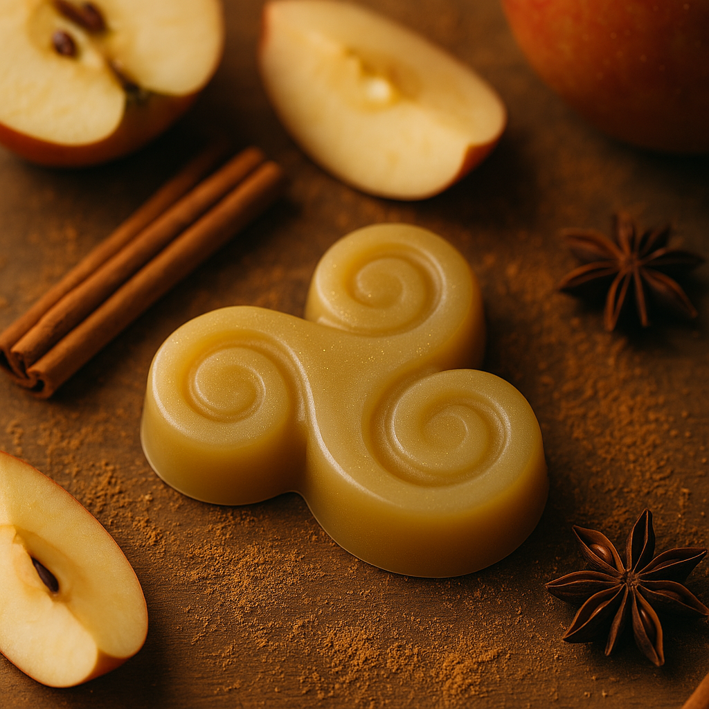Baked apple triskele wax melts Flamme candle co