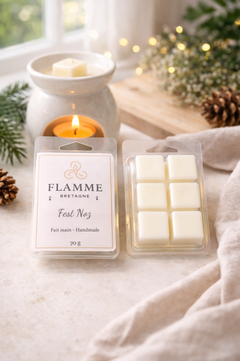 Fest Noz - Floral Wax Melt Clamshell 70g Flamme