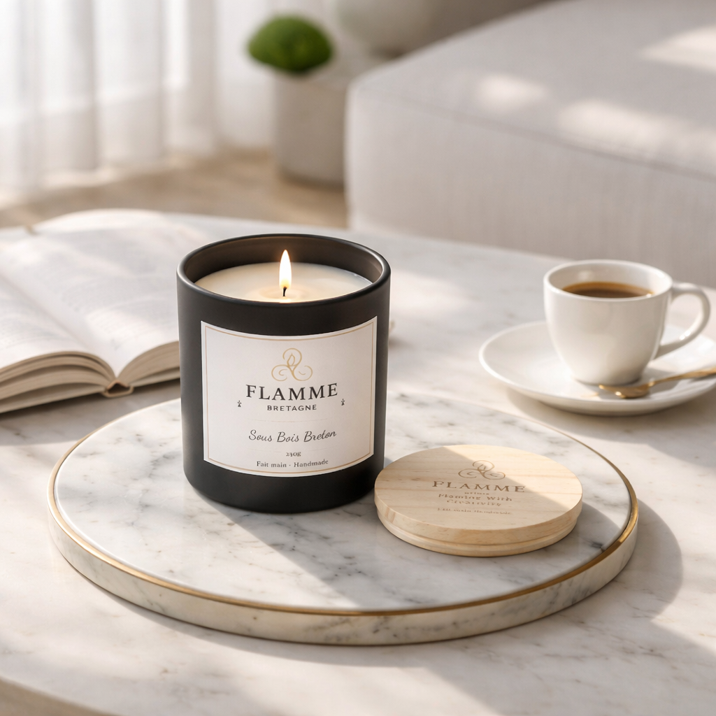 Wild Trail Soy Candle – Sous Bois Breton 230g | Forest Berry, Blackcurrant & Moss Scent Flamme Candle Co