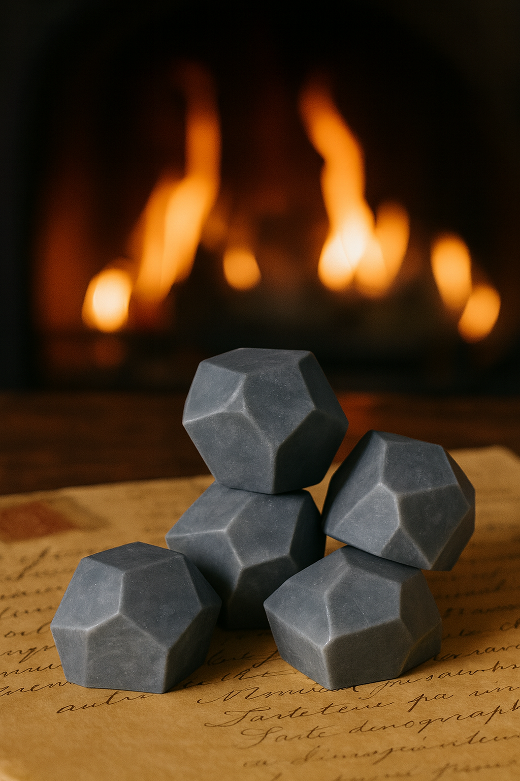 Evening Hearth / Foyer du Soir – Mini Wax Melts Flamme